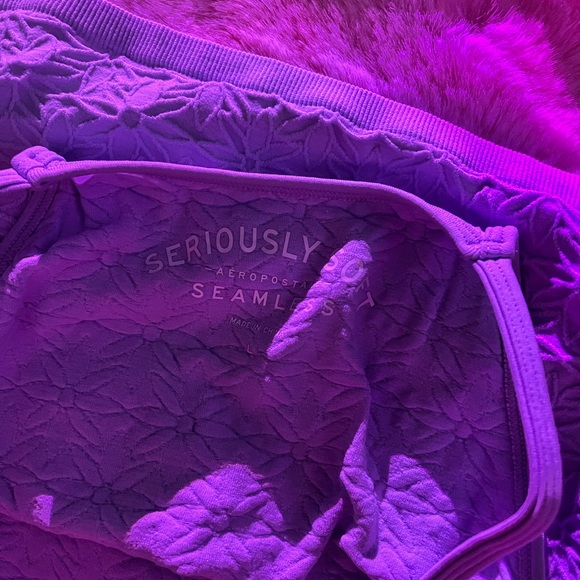 Purple Aeropostale halter top size L in womens - Picture 2 of 2